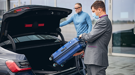 Search and book the best airport transfer with a professional chauffeur in a Mercedes-Benz E Class