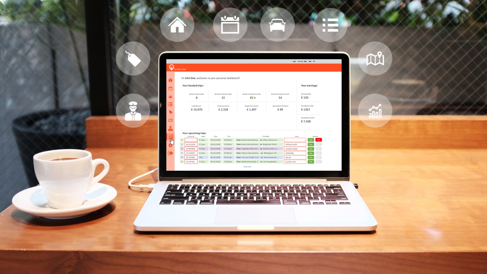 Increase earnings from online bookings and connect with thousands of potential new
customers with the Localrydes reservation, dispatch, and fleet, management software online for
free.